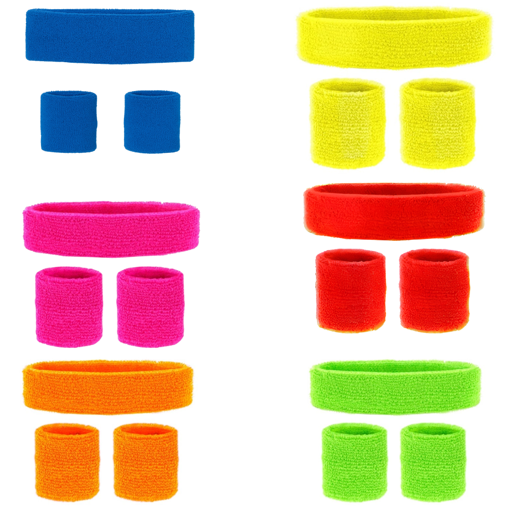 Fluo : Set bandeau et poignet