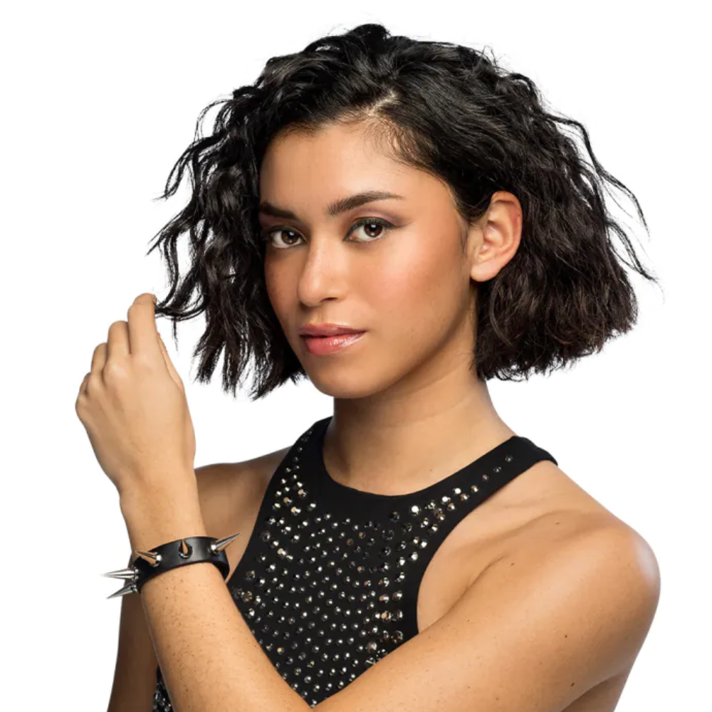 Punk : Bracelet à pics