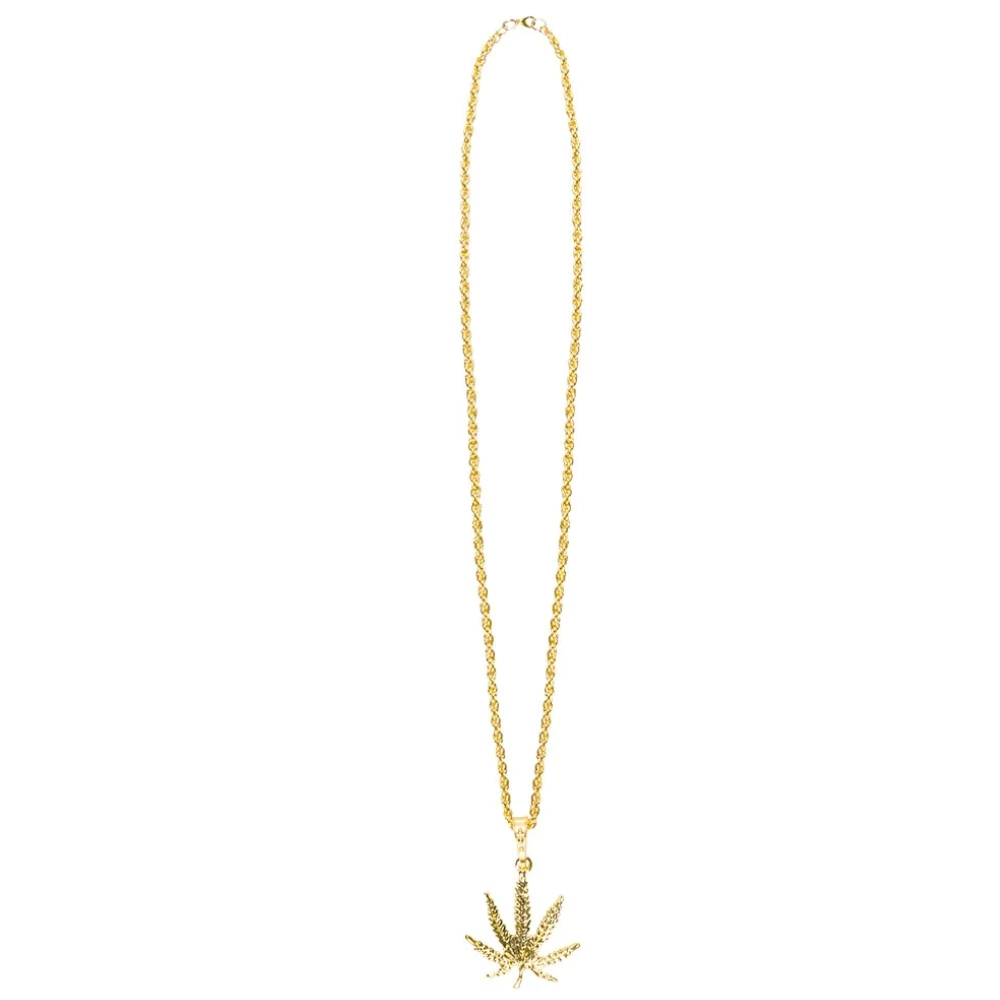 Collier chaine cannabis