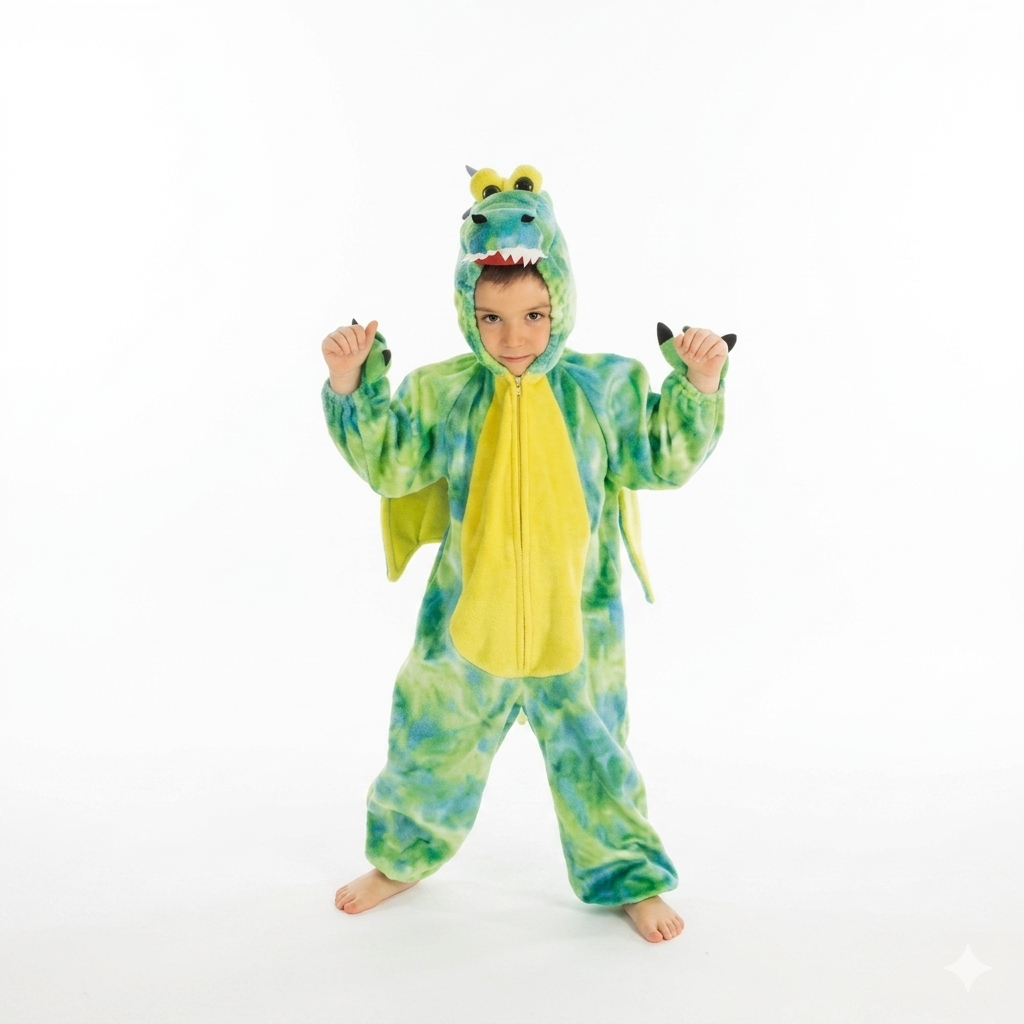 Déguisement Dragon vert