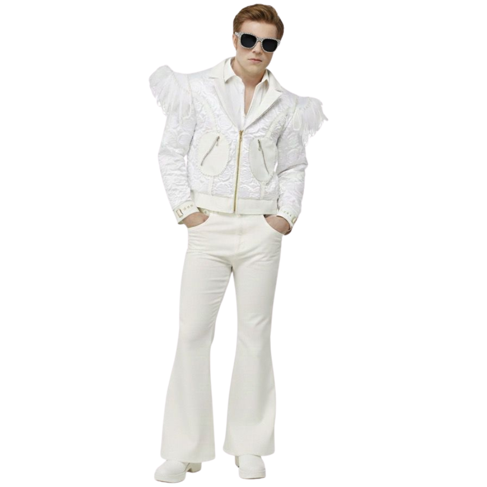 Stars : Elton John blanc