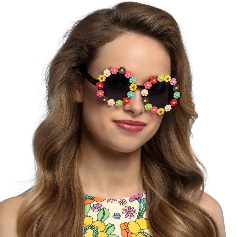 Lunettes Hippie Fleurs Multico