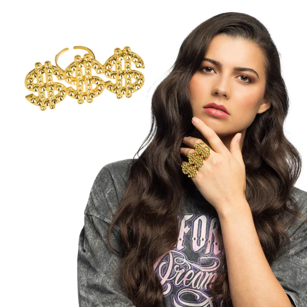 Rock : Bague dollar or