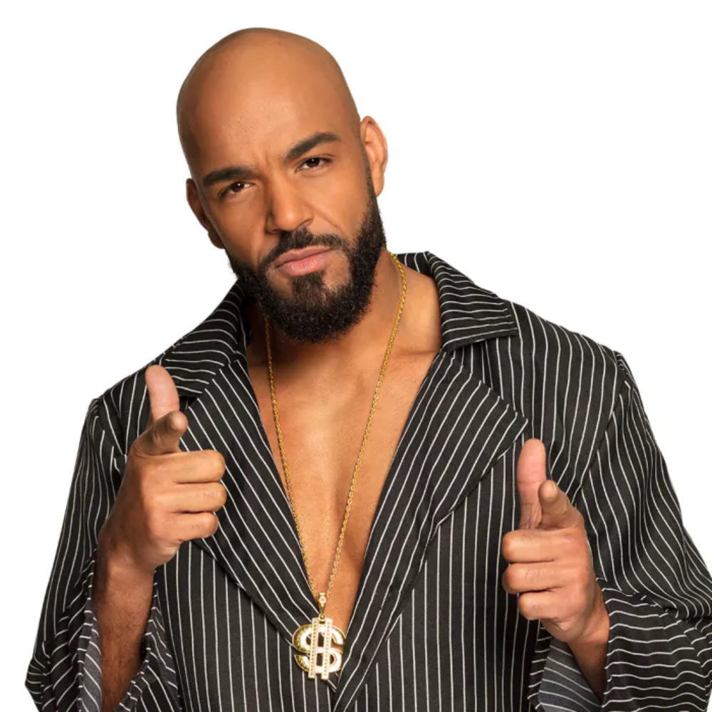 Rock : Collier chaine dollar