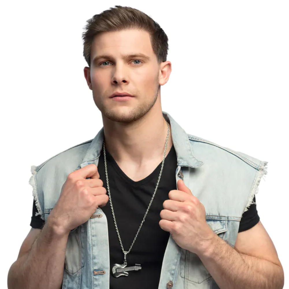 Rock : Collier chaine guitare