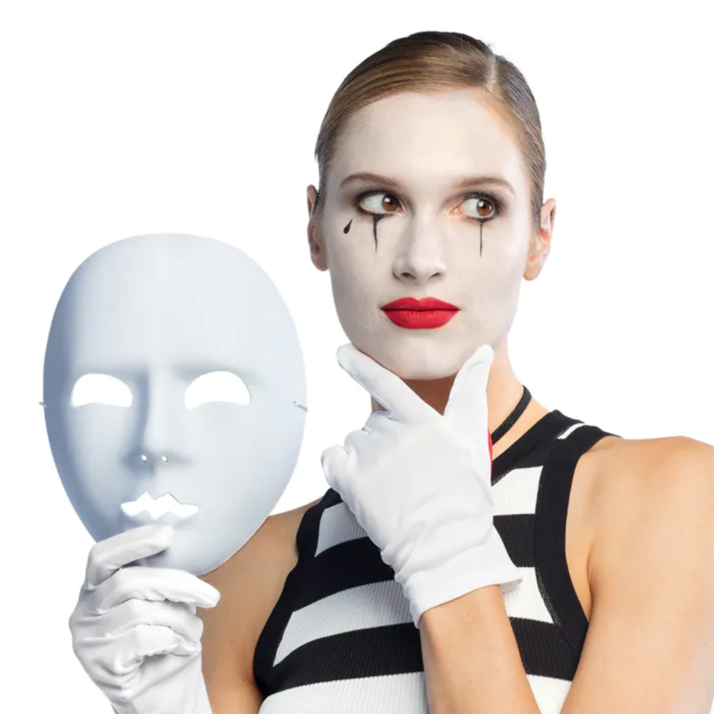 Masque Mime (4 couleurs)