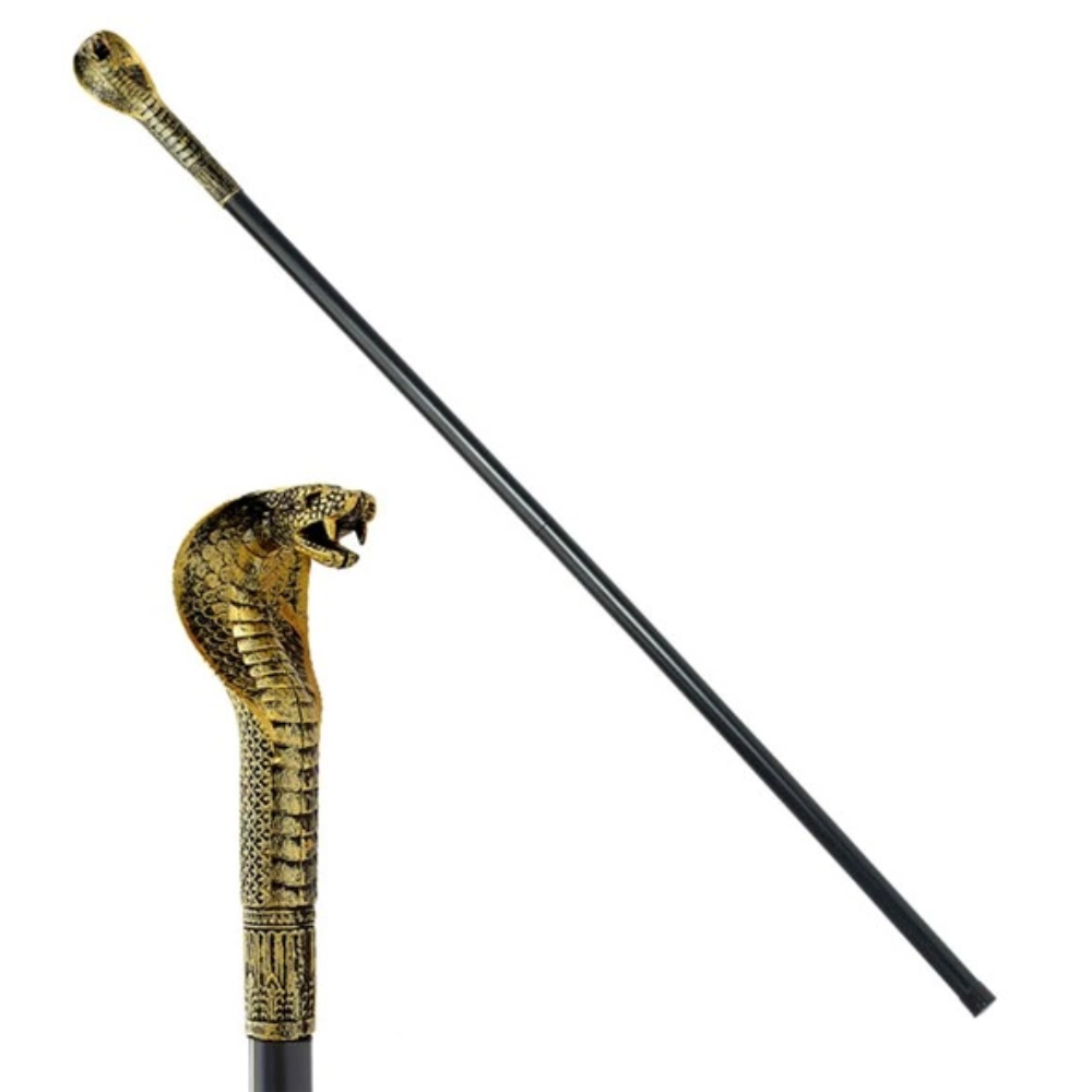 Canne plastic serpent or