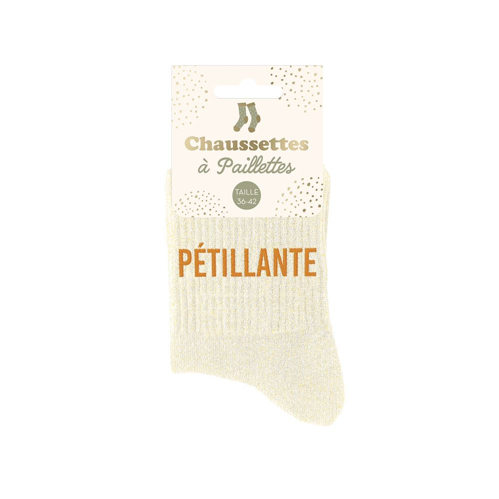 Chaussettes paillettes pétillante