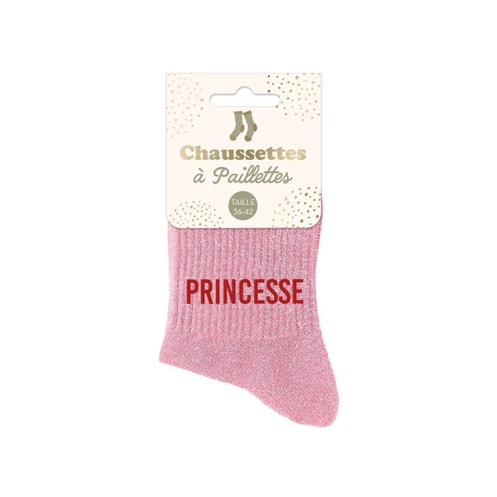 Chaussettes paillettes Princesse