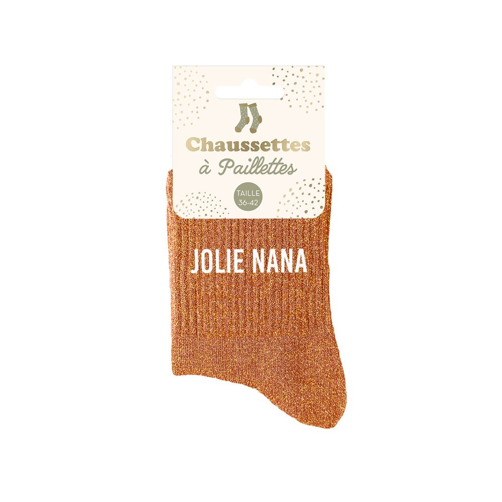 Chaussettes paillettes Jolie nana
