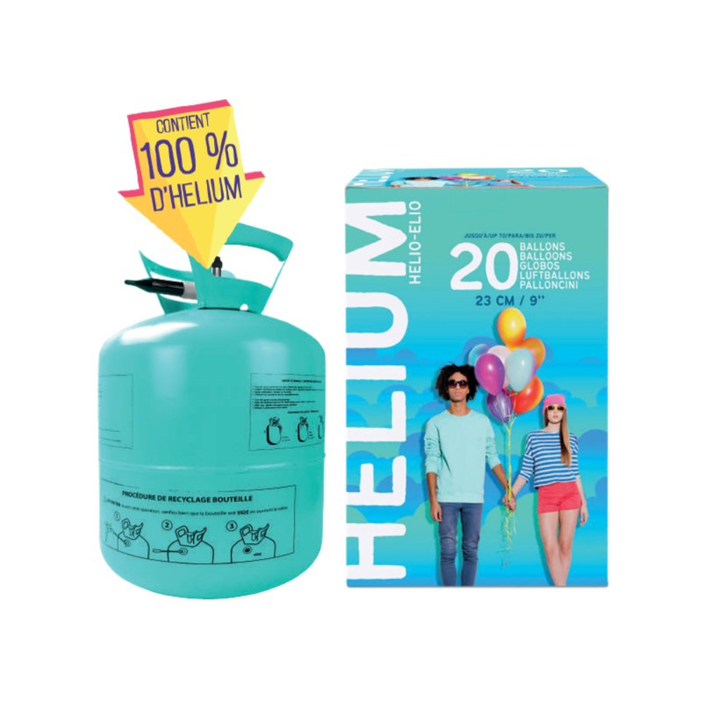 Achat bouteille d'hélium 20 ballons
