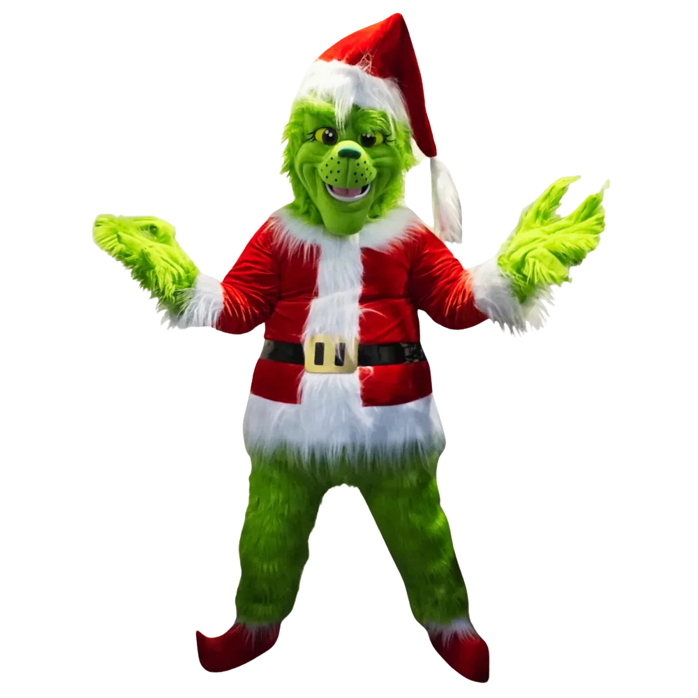 X : Mascotte Santa Grinch