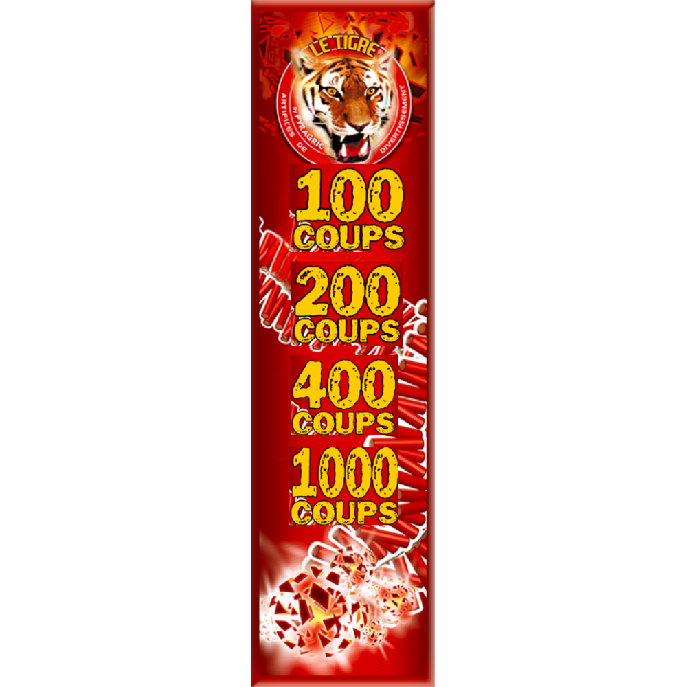 Mitraillette - 40 à 1000 coups