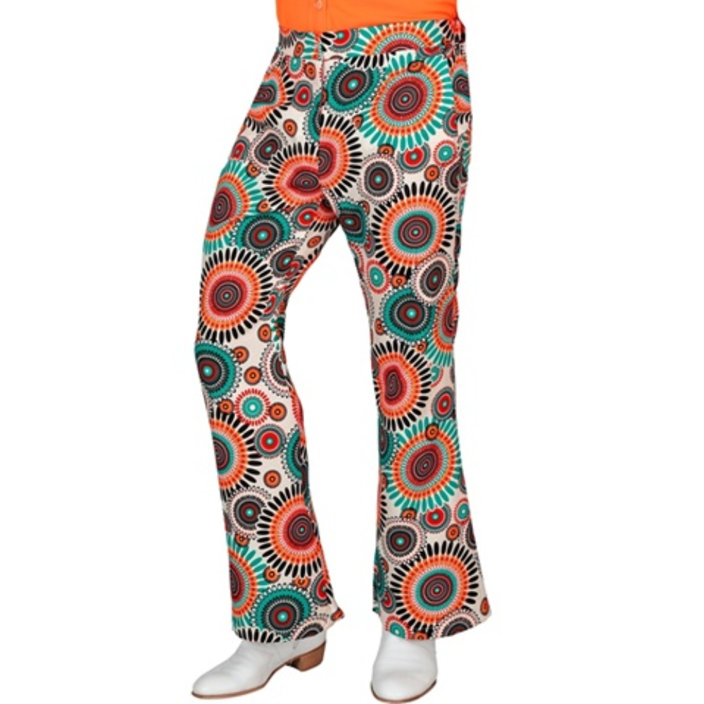 Pantalon homme hippie motif
