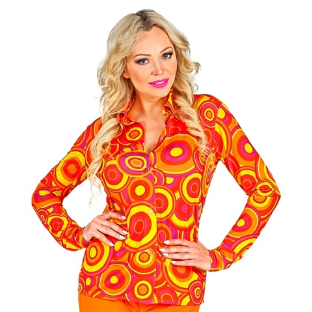 Chemise femme disco motifs