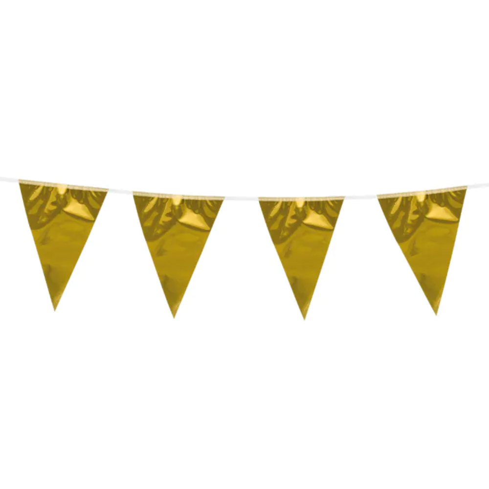 Guirlande fanion OR - 3 tailles