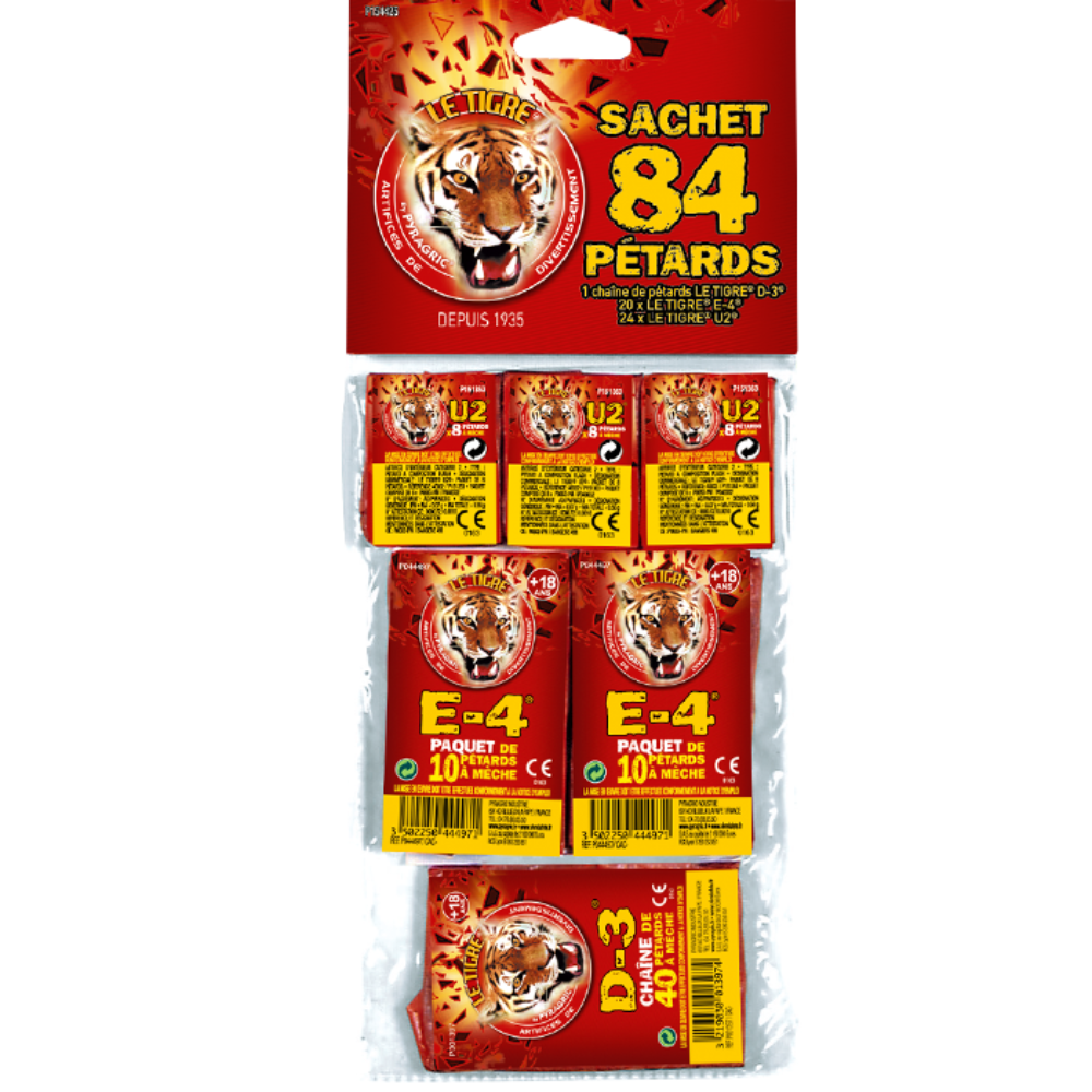 Sachet 84 pétards