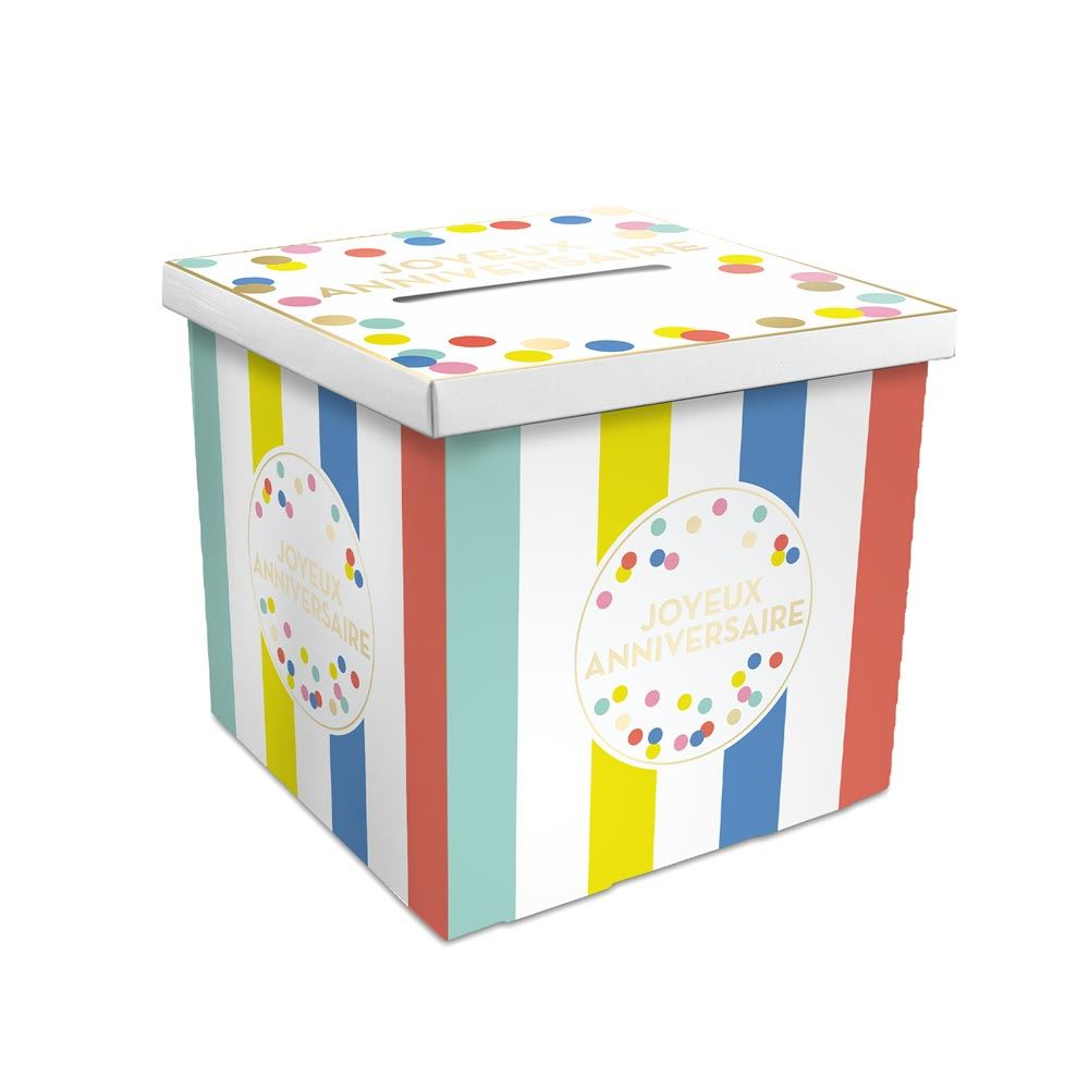Urne joyeux anniversaire bonbon