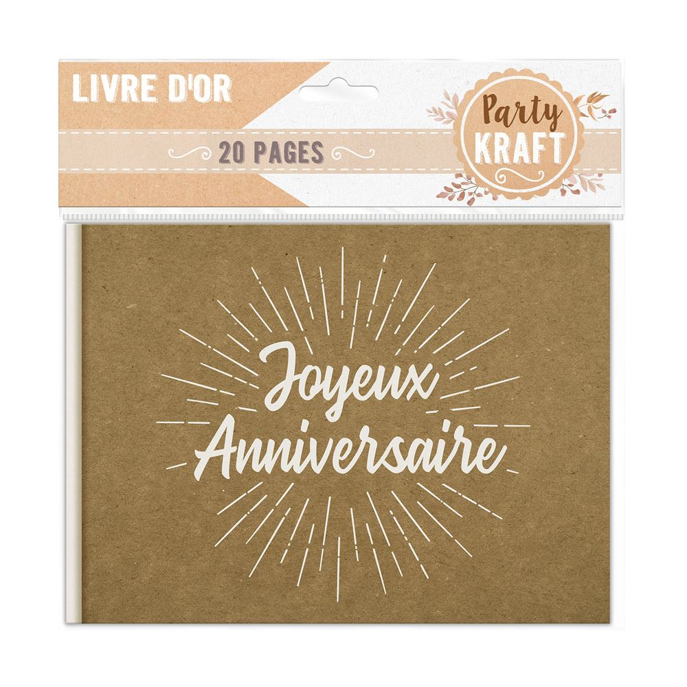 Livre d'or kraft