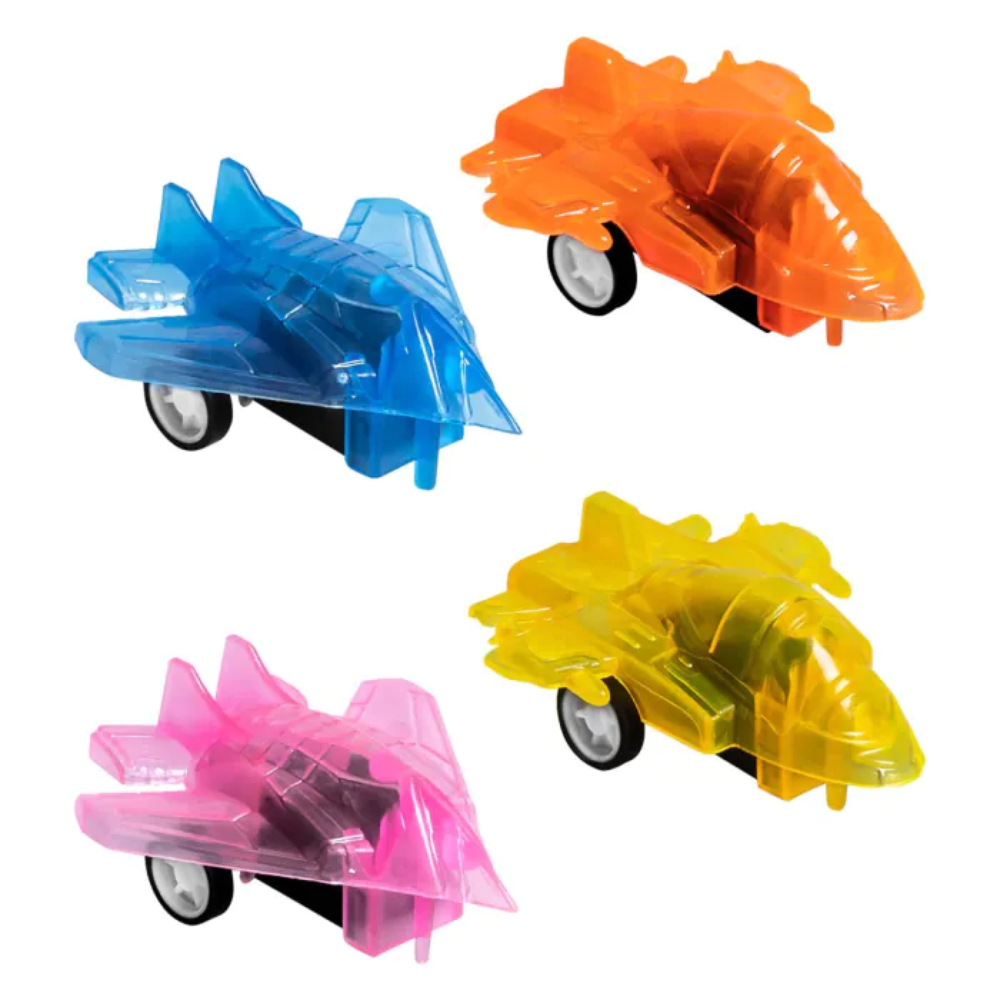 Jouet : avions a friction x4