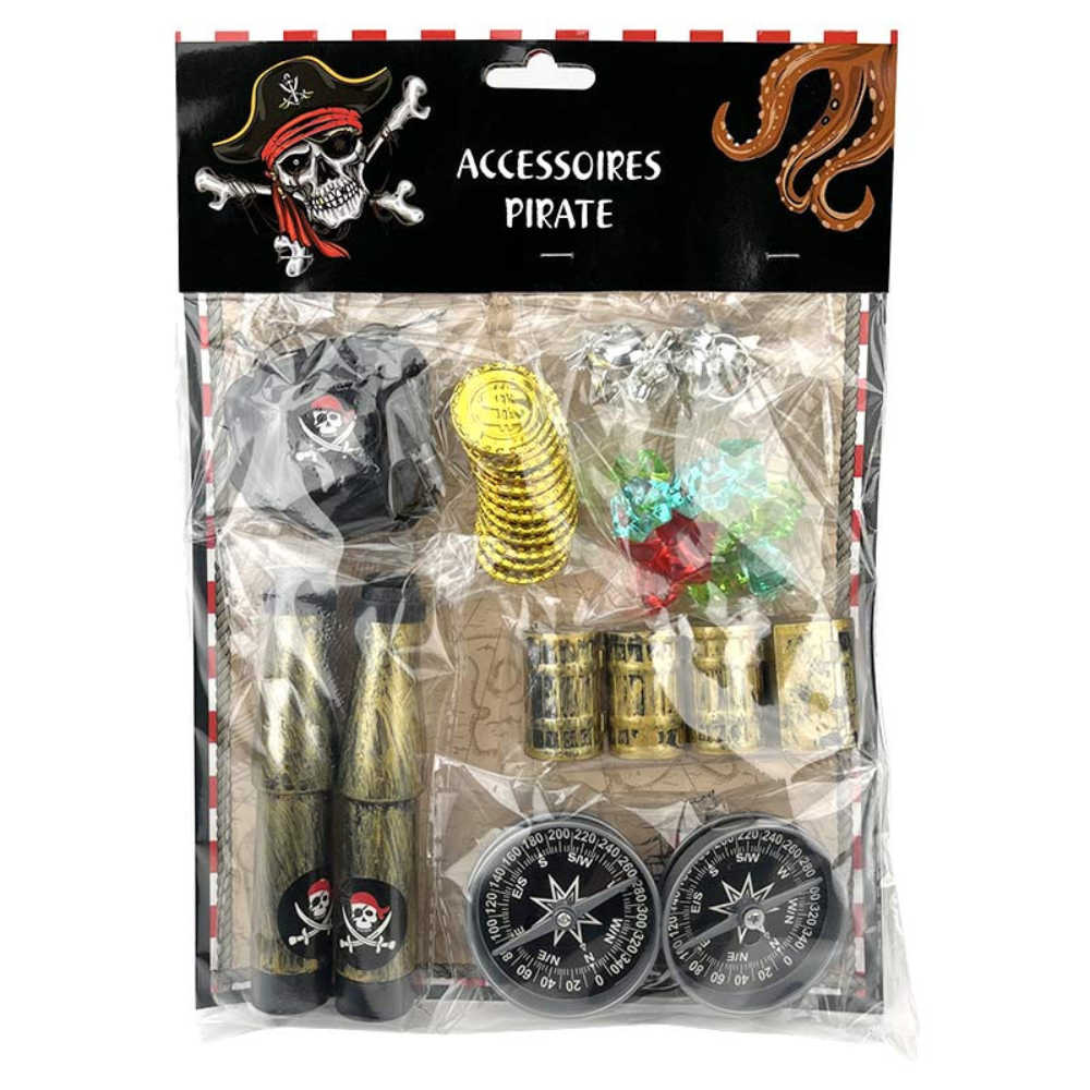 Jouet : sac jouets pirates x38