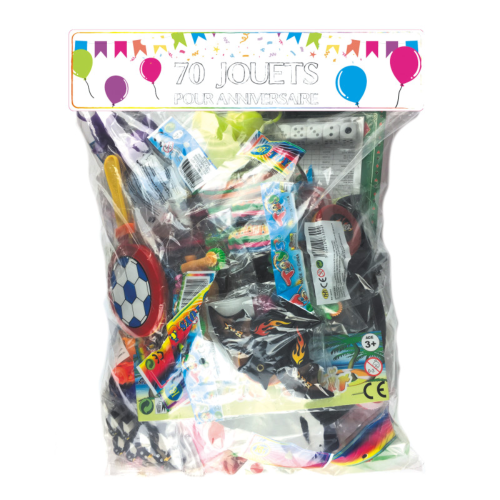 Jouet : sac de 70 jouets