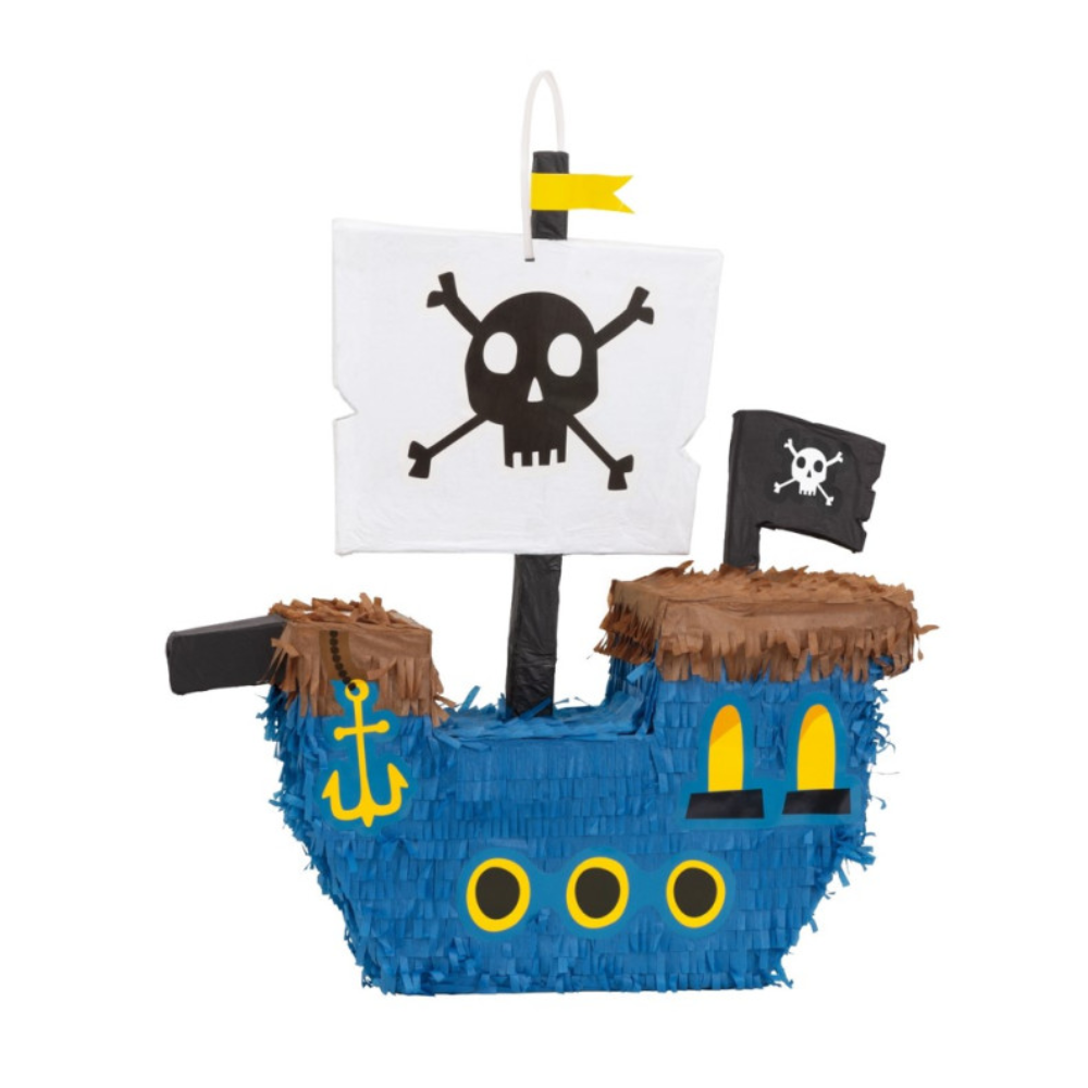 Pinata bateau bleu