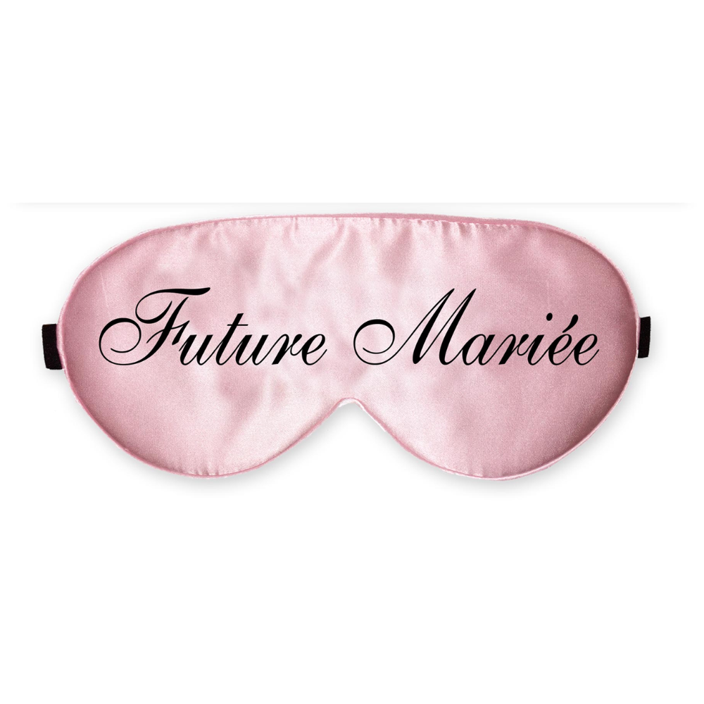 Masque de nuit future mariée