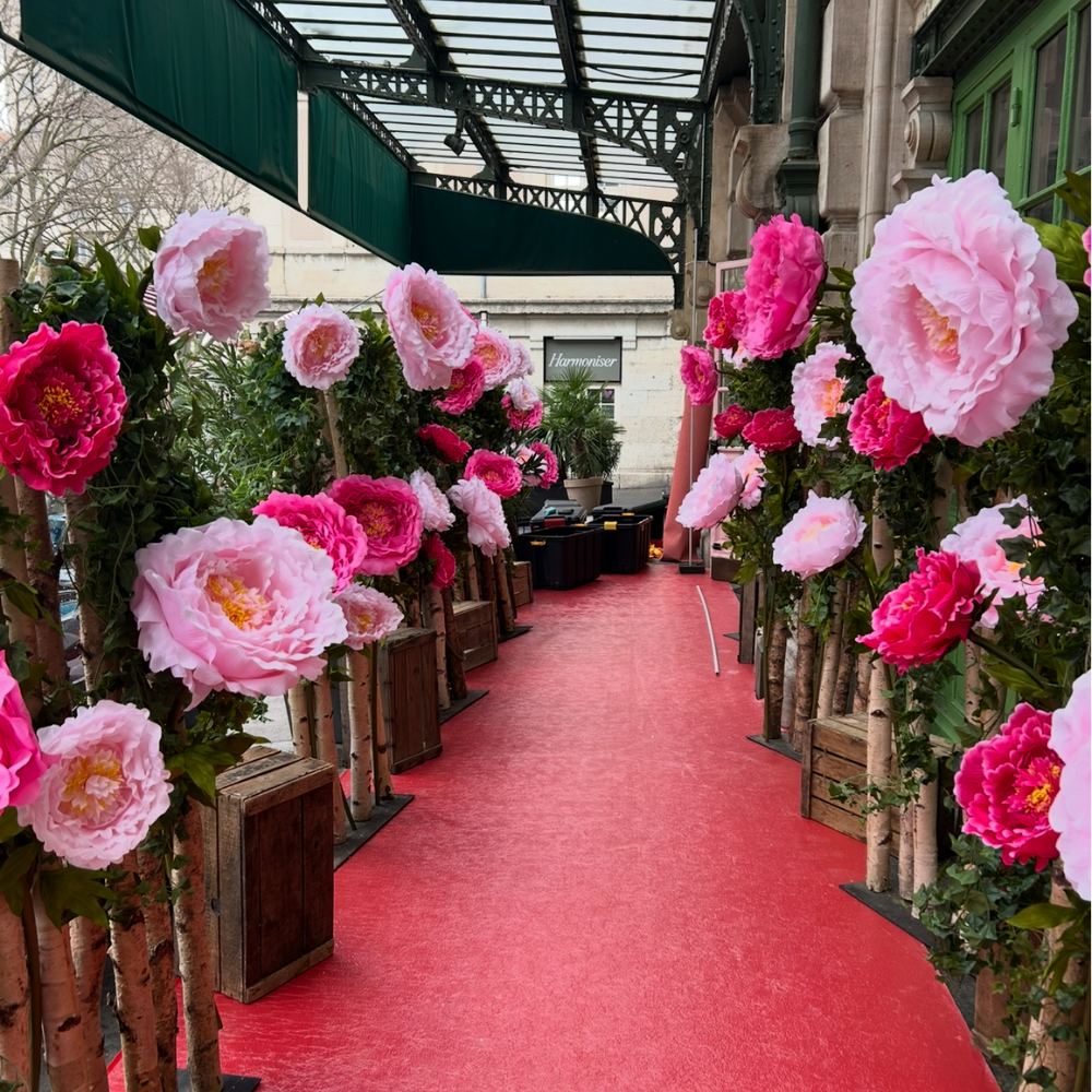 Décoration rose