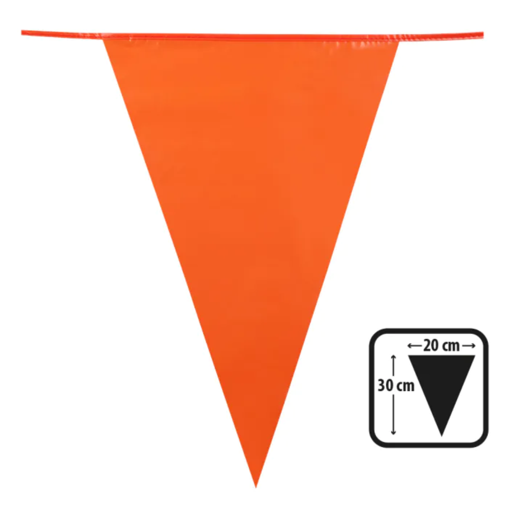 Guirlande fanion plastique - 11 couleurs