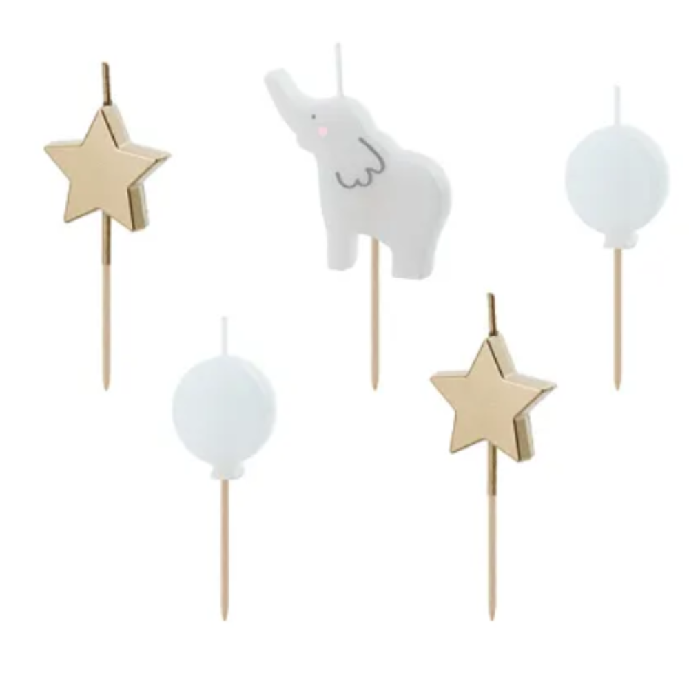 Set bougies éléphant