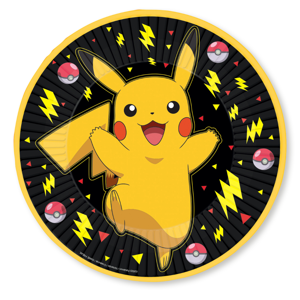 Pokemon Pikachu : assiettes