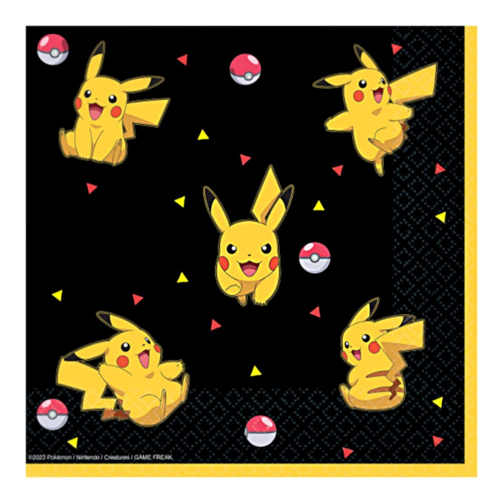 Pokemon Pikachu : serviettes