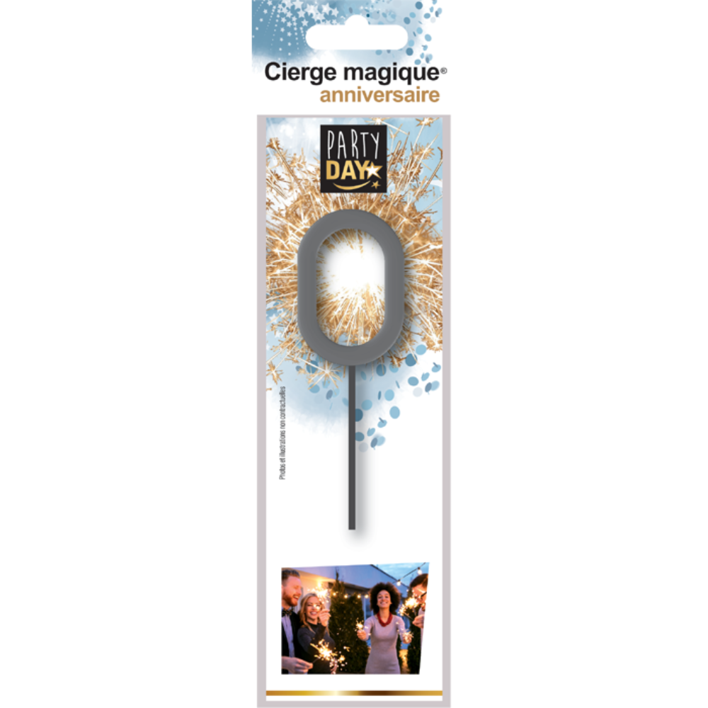 Cierge magique chiffre - 0 à 9