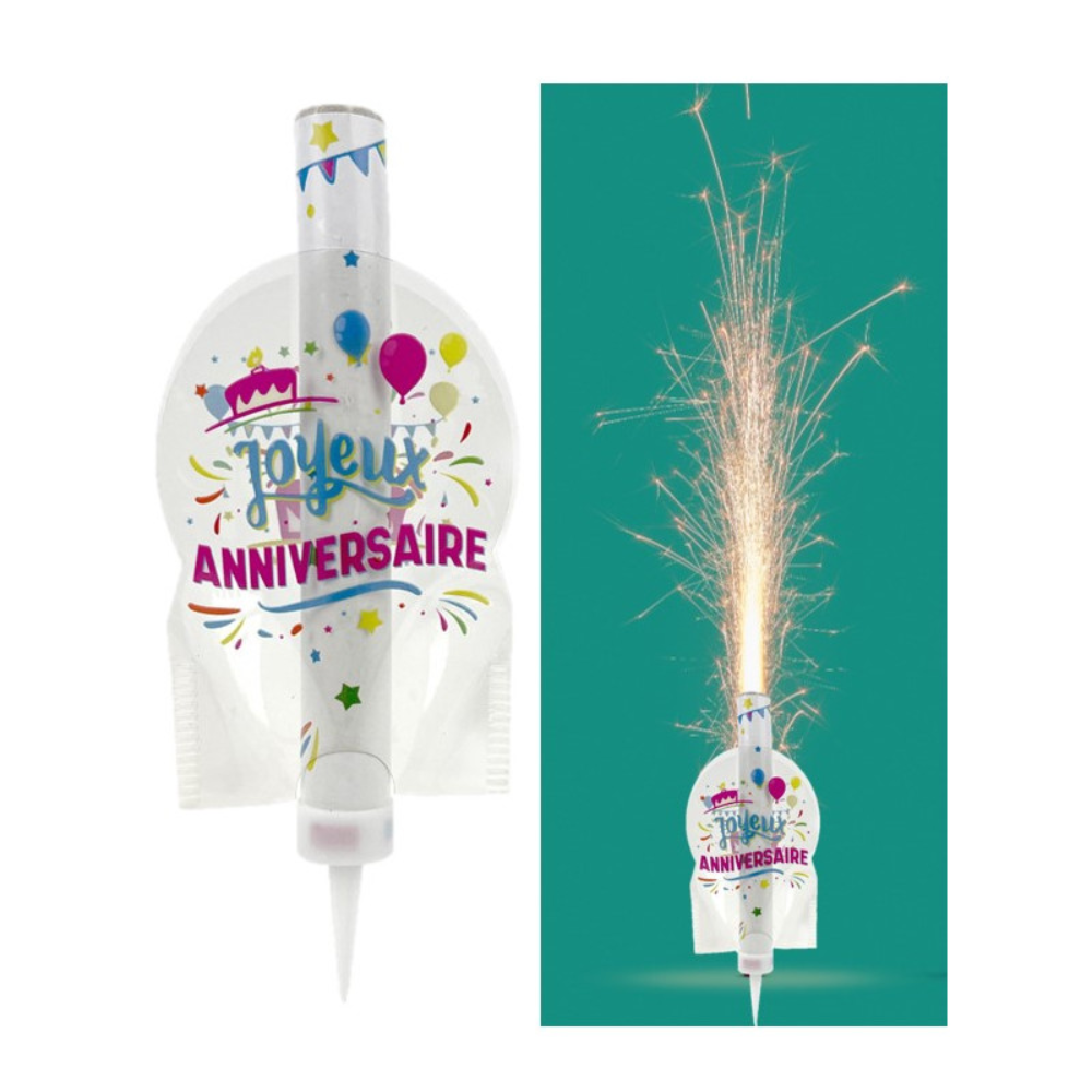 Fontaine des glaces joyeux anniversaire