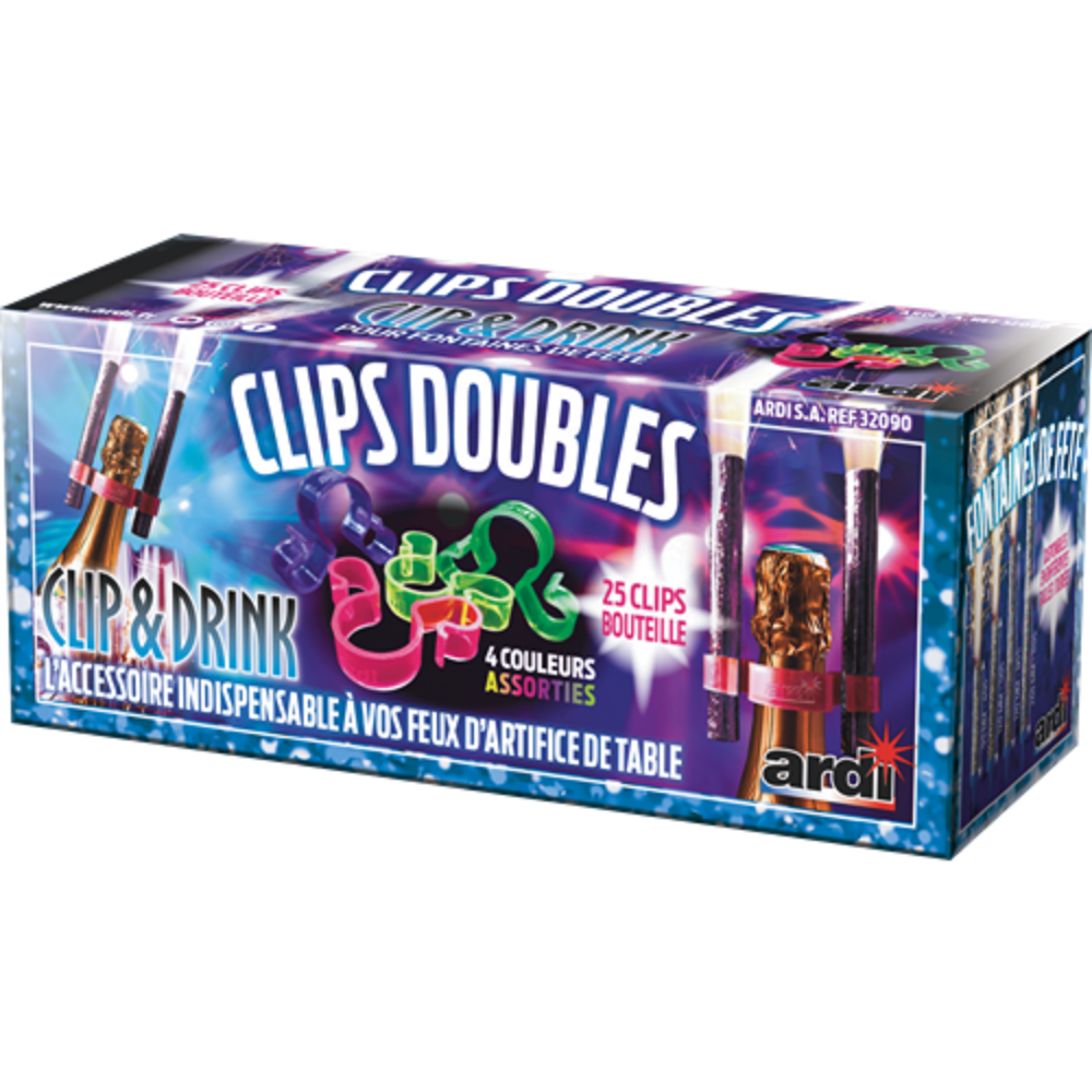 Fontaine des glaces double clip