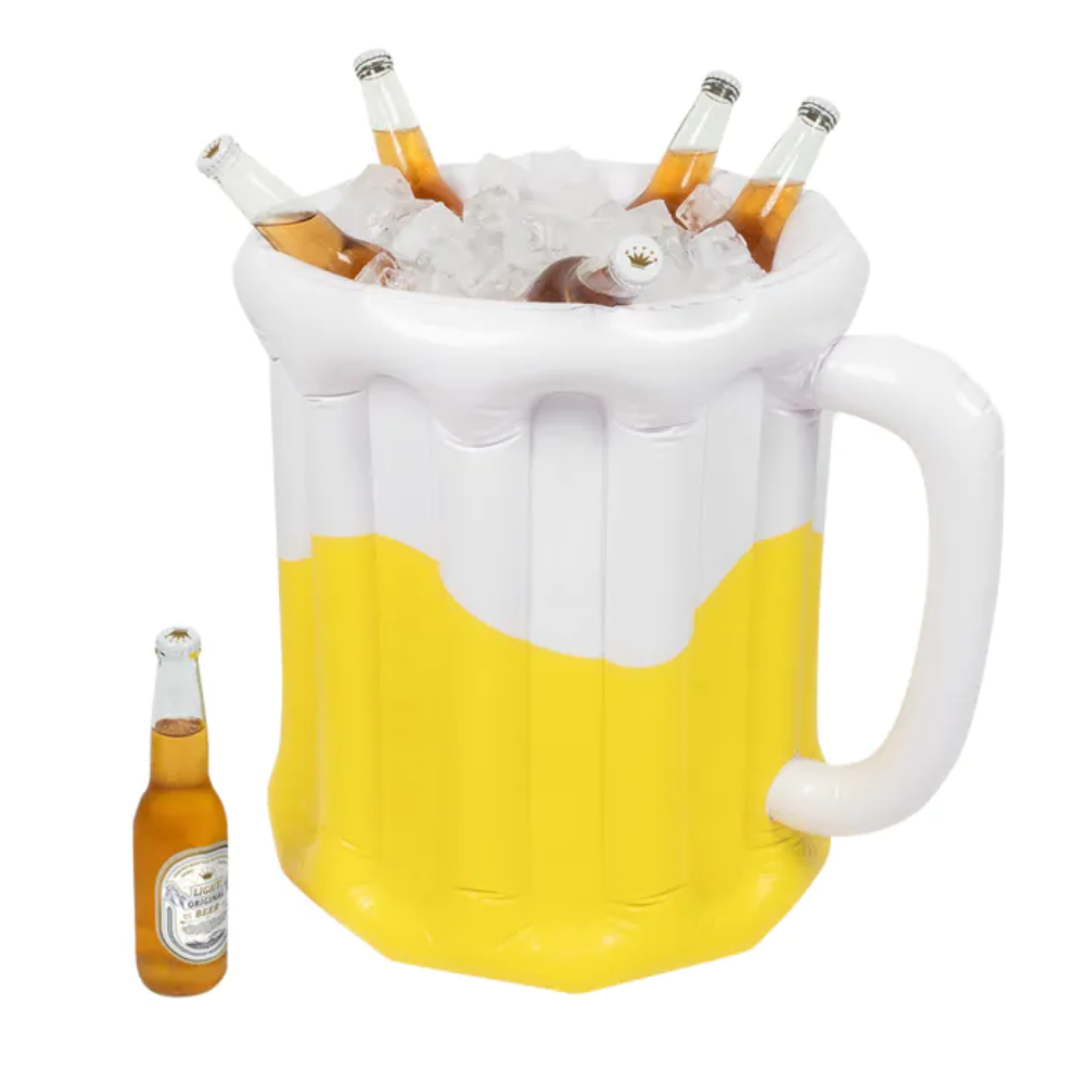 Gonflable : glacière chope de bière