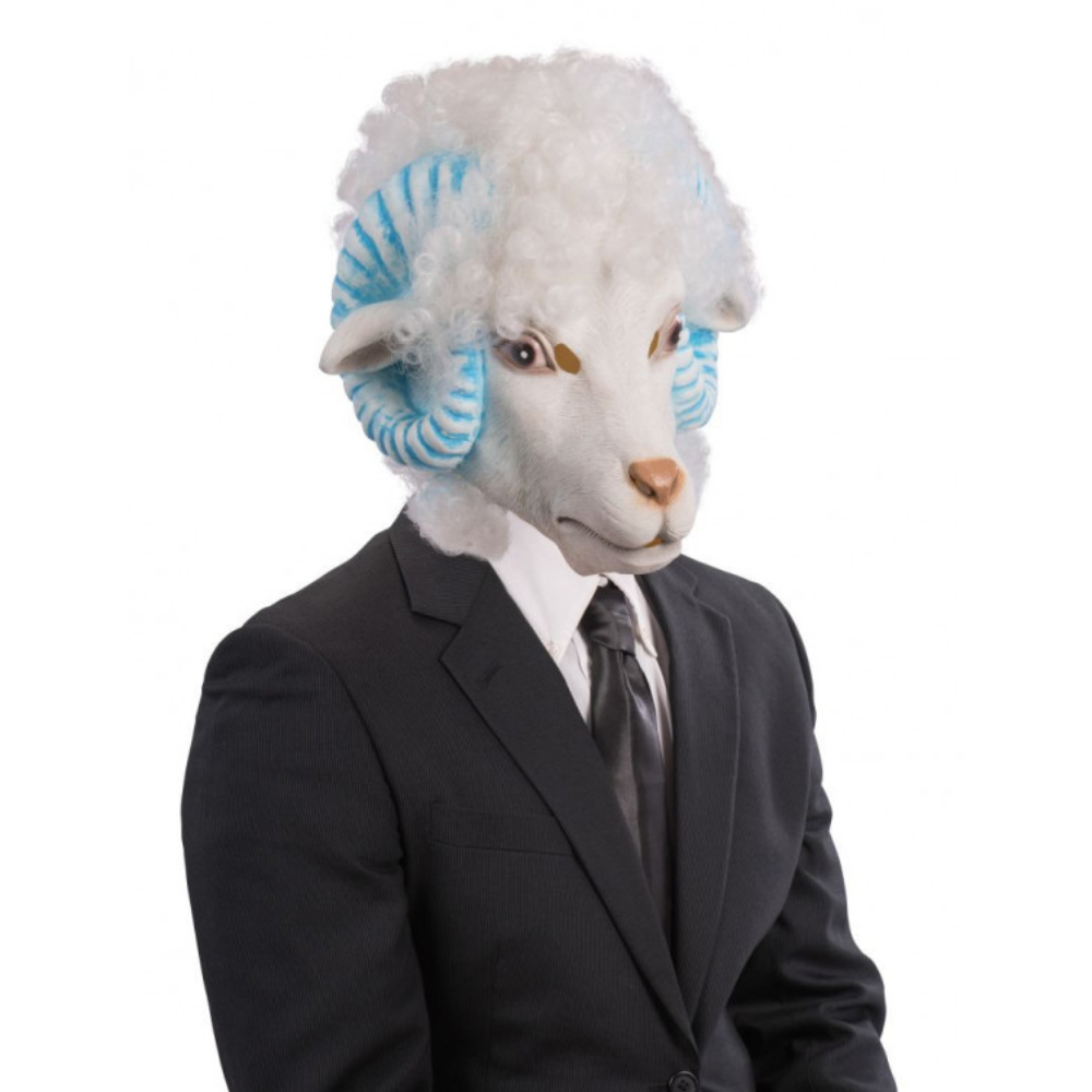 Masque intégral latex bélier