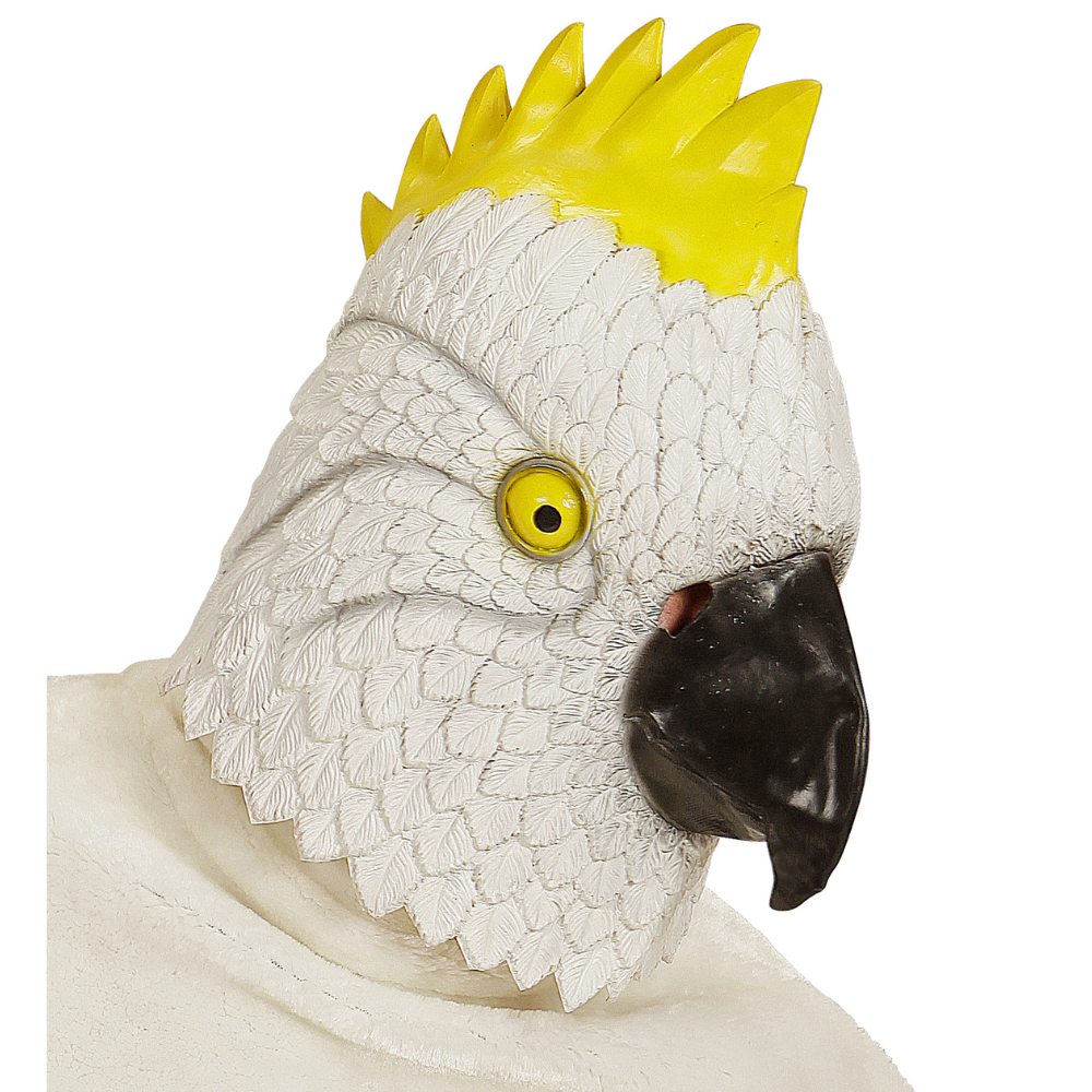 Masque intégral latex cacatoes