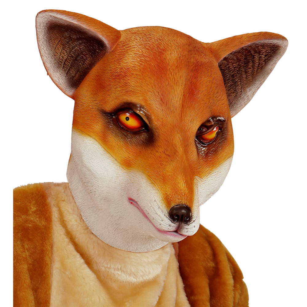 Masque intégral latex renard
