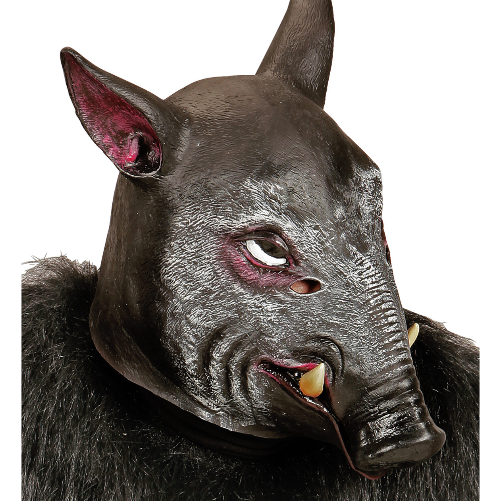 Masque intégral latex sanglier