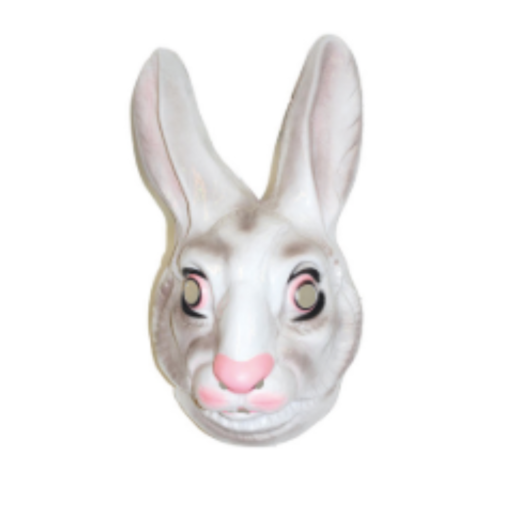 Masque plastique lapin