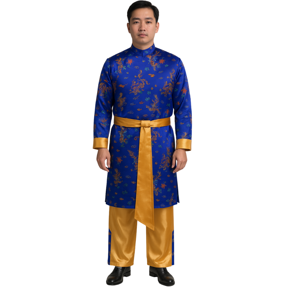 Dragon bleu homme