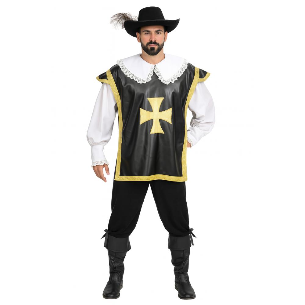 Mousquetaire cuir Homme
