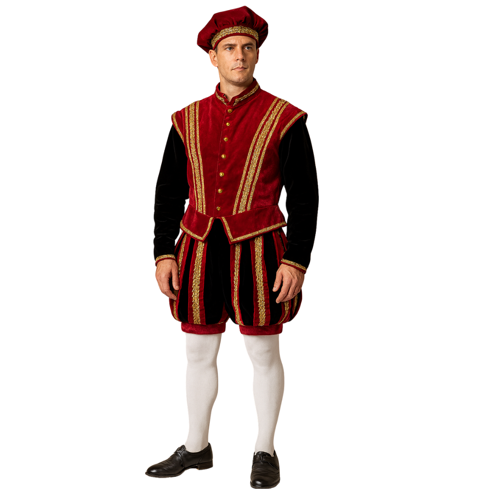 Valet de cour rouge