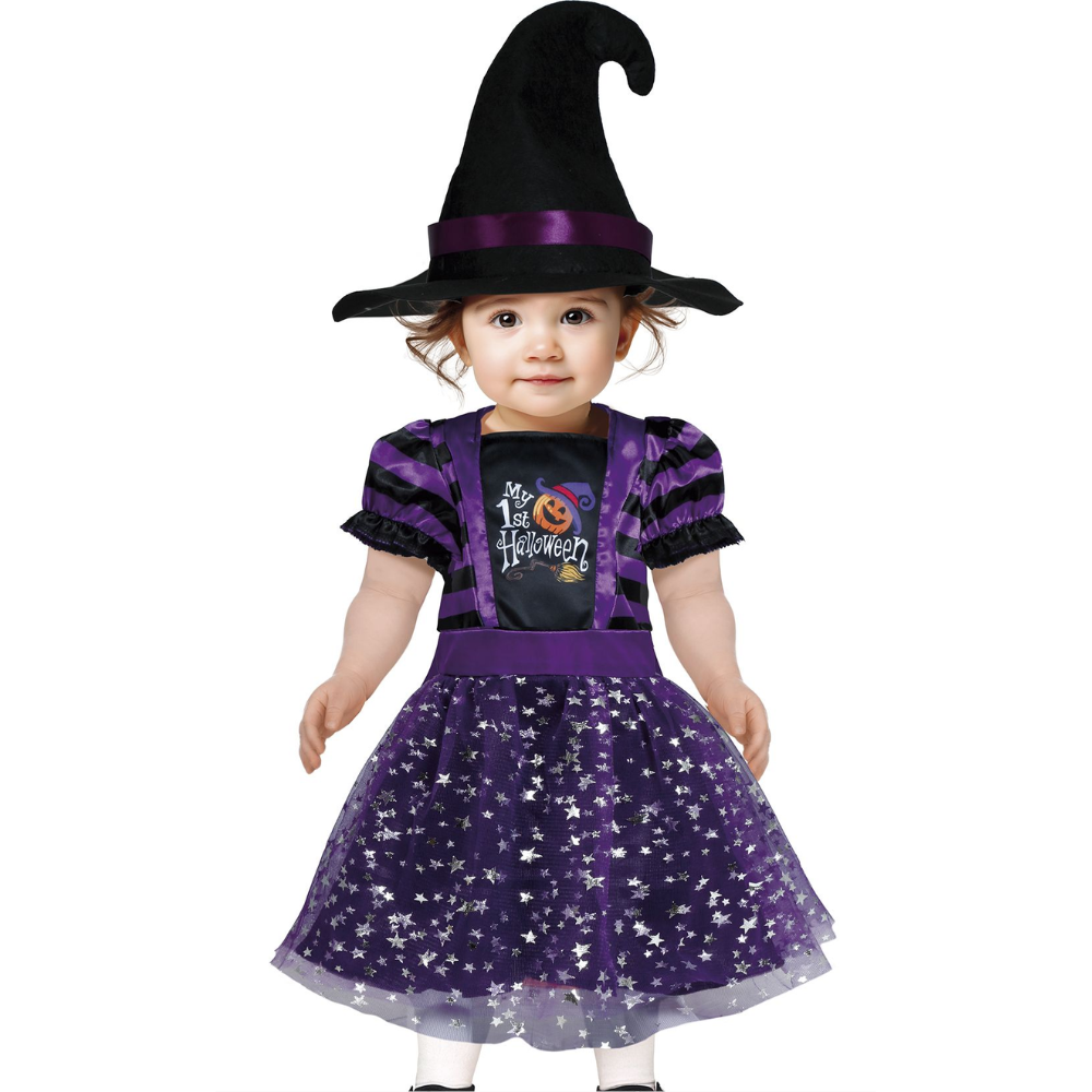 Bébé sorcière first halloween