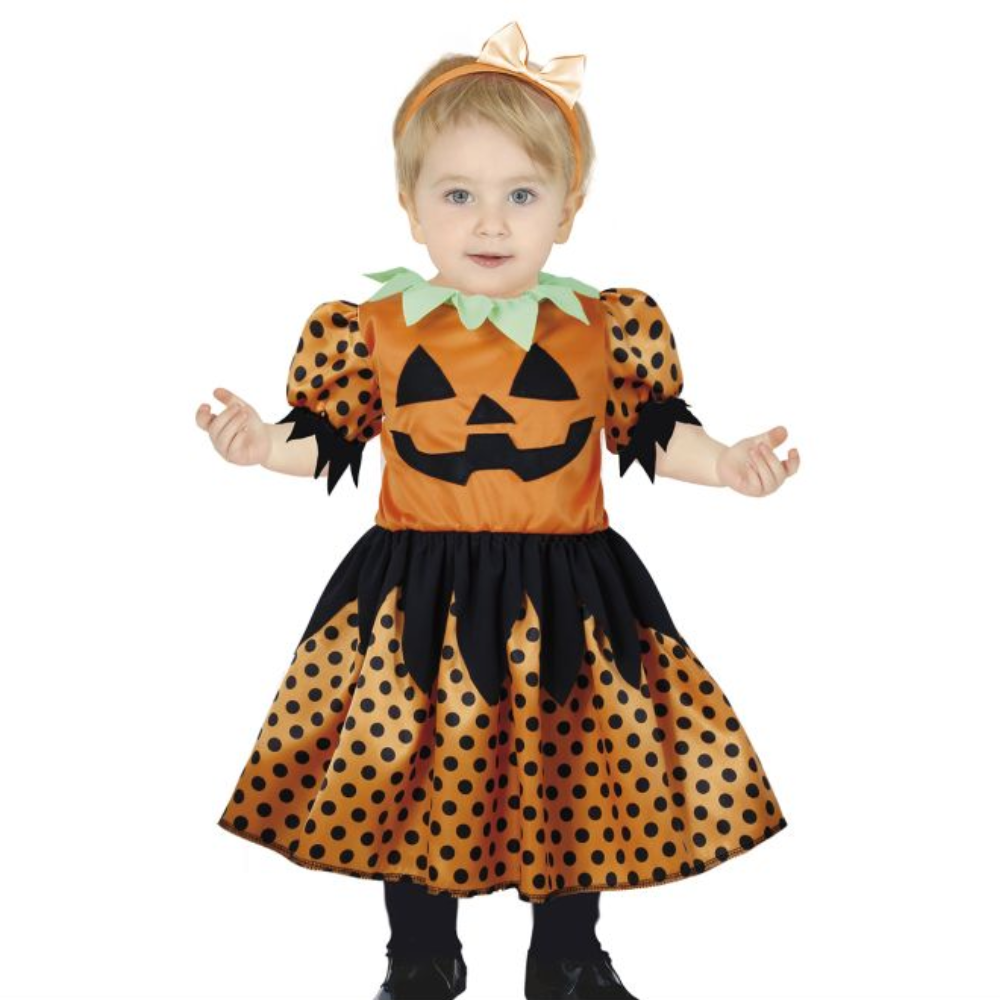 Bébé robe citrouille