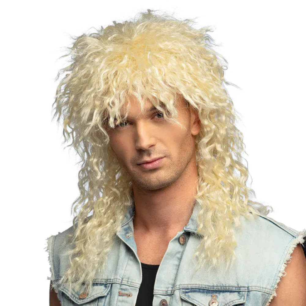 Perruque rocker blond