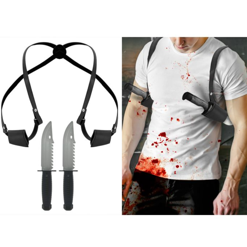 Holster avec 2 couteaux