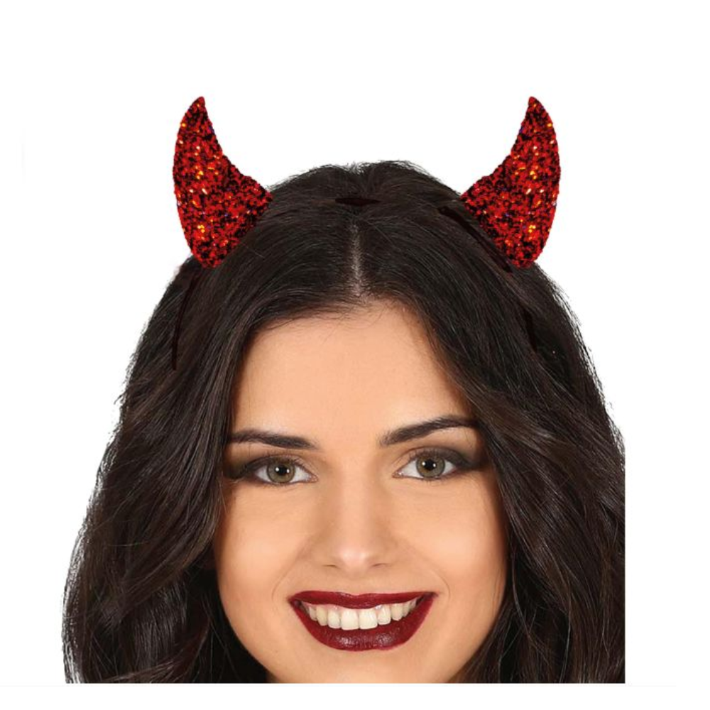 Diable : serre-tête à paillettes